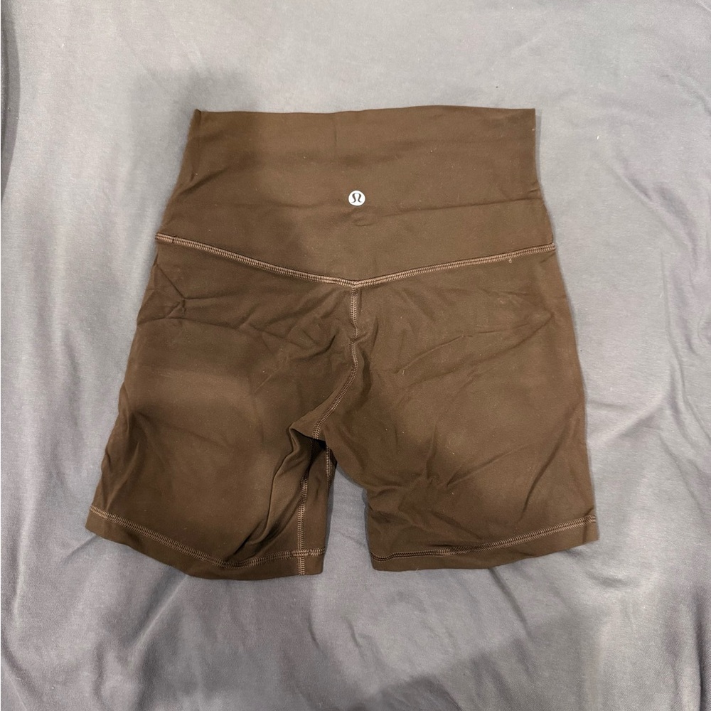 lululemon athletica align Women's Chocolate Brown Bike Shorts